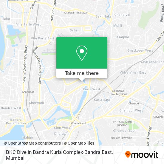 BKC Dive in Bandra Kurla Complex-Bandra East map