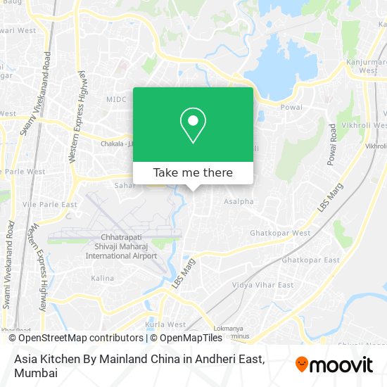 Asia Kitchen By Mainland China in Andheri East map