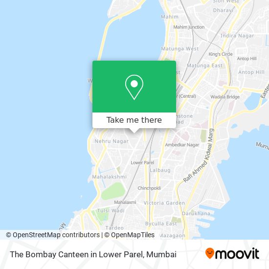 The Bombay Canteen in Lower Parel map