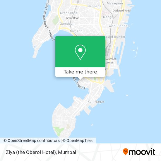 Ziya (the Oberoi Hotel) map