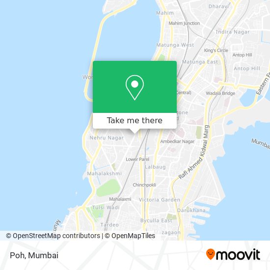 Mumbai Map With Directions How To Get To Poh In Shivadi By Bus Or Train?