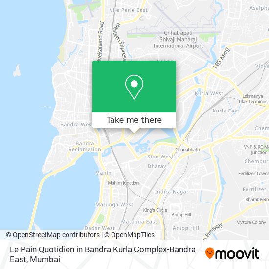 Le Pain Quotidien in Bandra Kurla Complex-Bandra East map