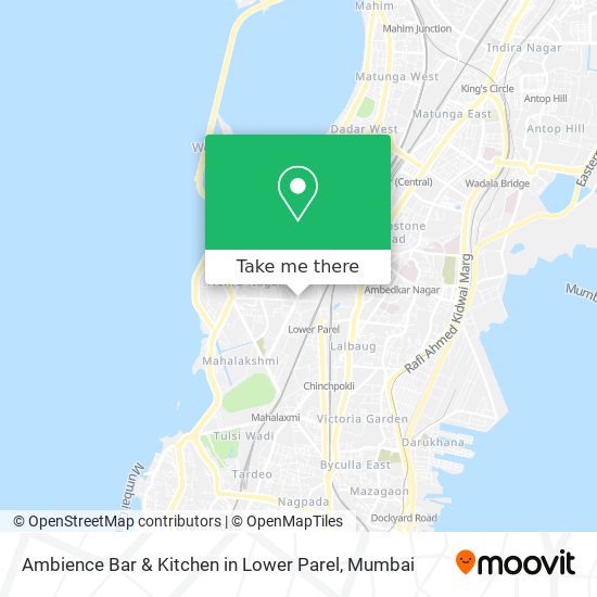 Ambience Bar & Kitchen in Lower Parel map