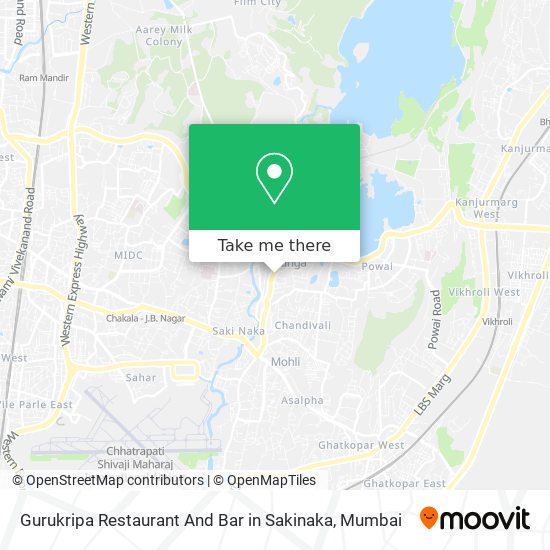 Gurukripa Restaurant And Bar in Sakinaka map