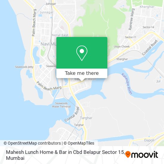 Mahesh Lunch Home & Bar in Cbd Belapur Sector 15 map