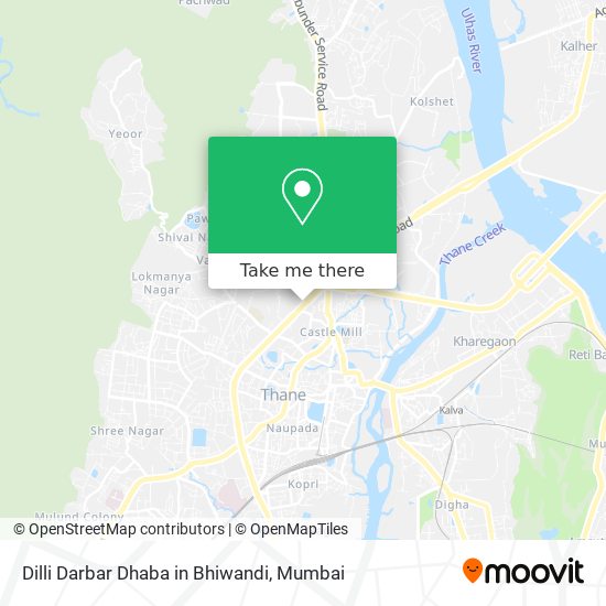 Dilli Darbar Dhaba in Bhiwandi map