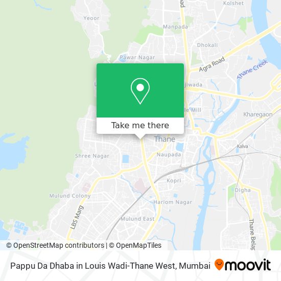 Pappu Da Dhaba in Louis Wadi-Thane West map