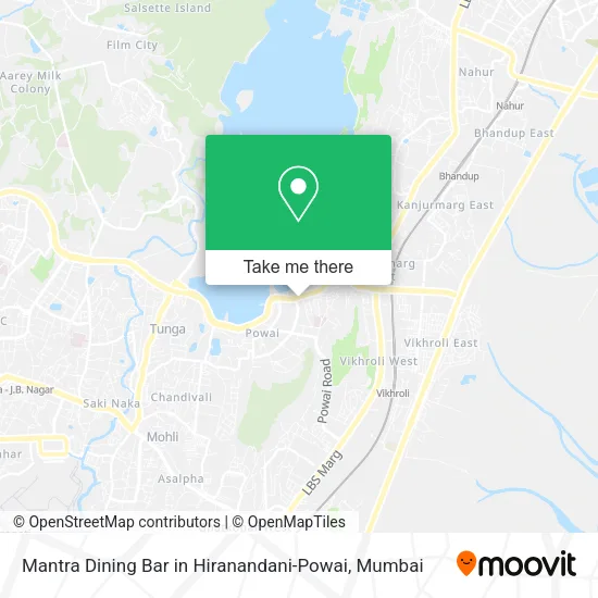 Mantra Dining Bar in Hiranandani-Powai map