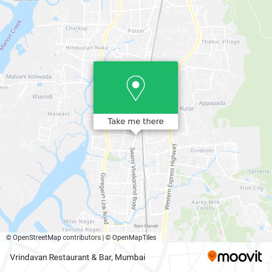 Vrindavan Restaurant & Bar map