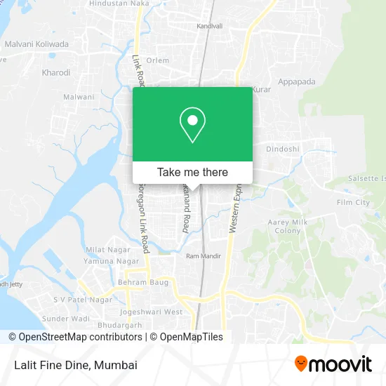 Lalit Fine Dine map