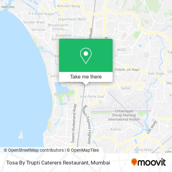 Tosa By Trupti Caterers Restaurant map