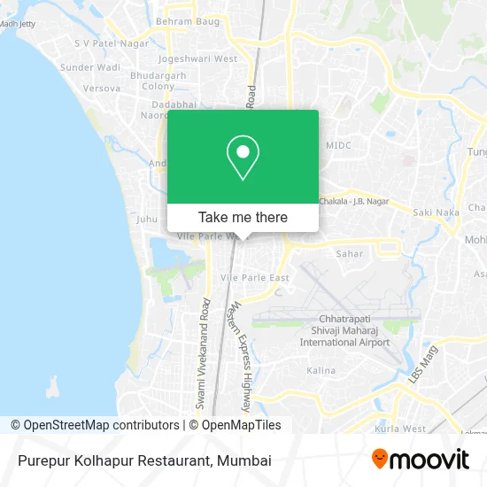 Purepur Kolhapur Restaurant map