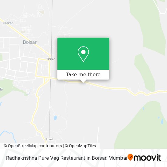 Radhakrishna Pure Veg Restaurant in Boisar map