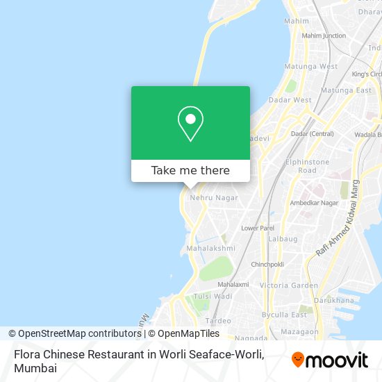 Flora Chinese Restaurant in Worli Seaface-Worli map