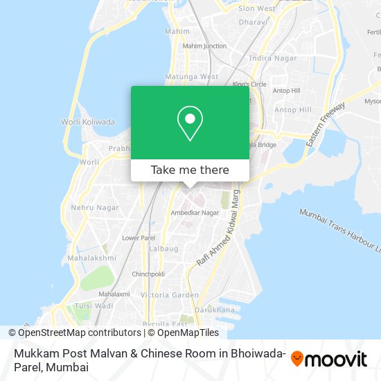 Mukkam Post Malvan & Chinese Room in Bhoiwada-Parel map