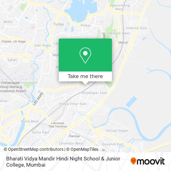 Bharati Vidya Mandir Hindi Night School & Junior College map