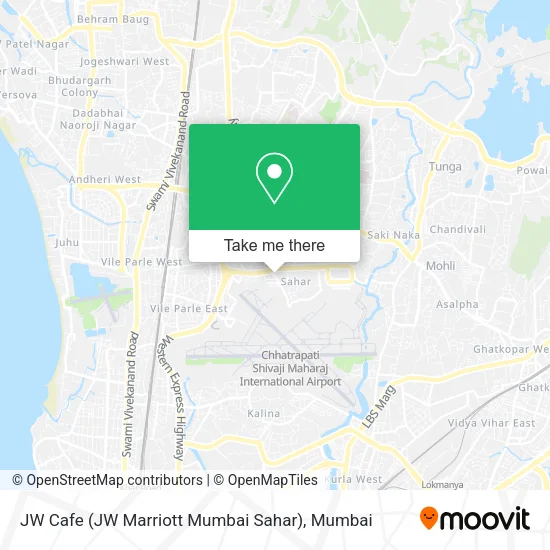 JW Cafe (JW Marriott Mumbai Sahar) map