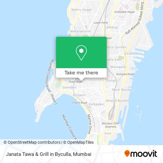 Janata Tawa & Grill in Byculla map