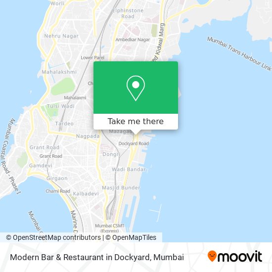 Modern Bar & Restaurant in Dockyard map