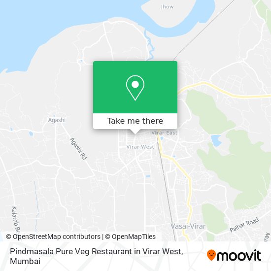 Pindmasala Pure Veg Restaurant in Virar West map
