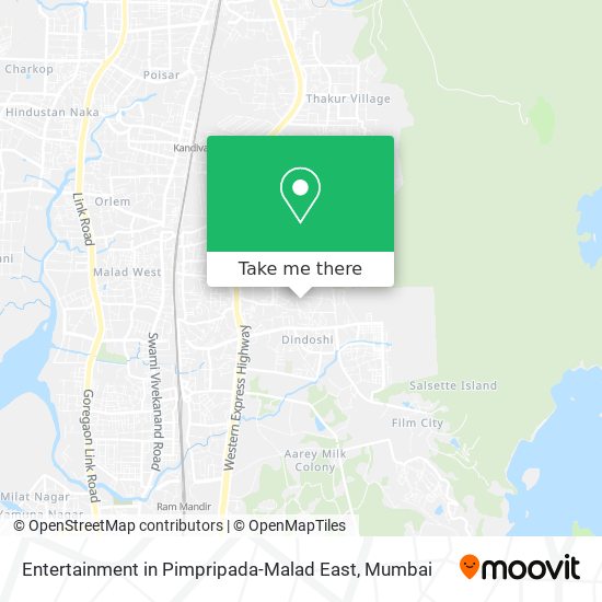 Entertainment in Pimpripada-Malad East map
