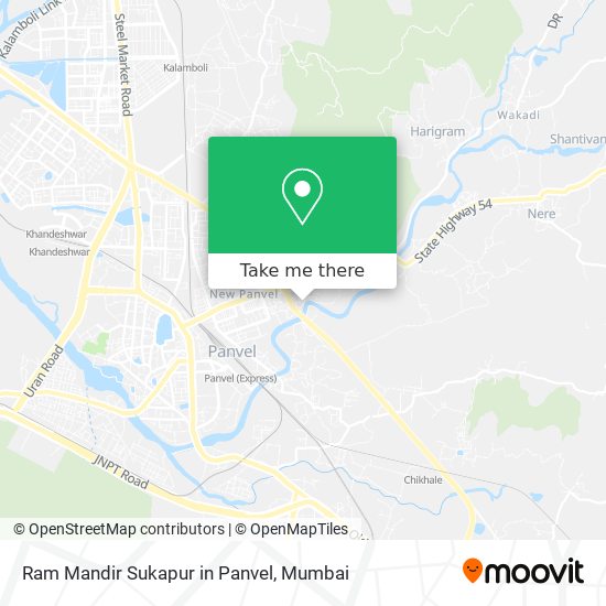 Ram Mandir Sukapur in Panvel map