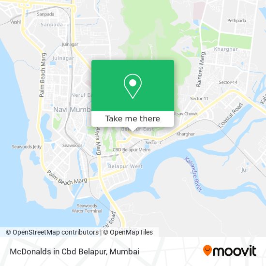 McDonalds in Cbd Belapur map