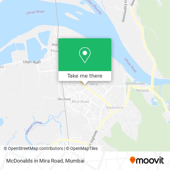 McDonalds in Mira Road map