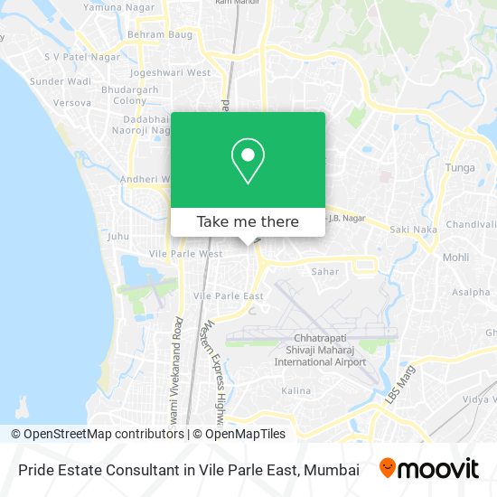 Pride Estate Consultant in Vile Parle East map