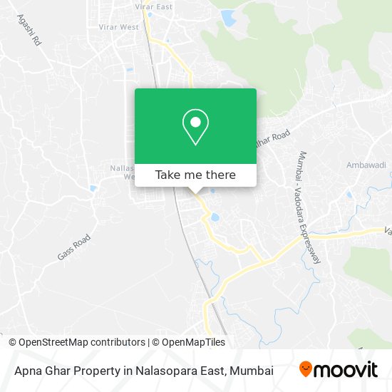 Apna Ghar Property in Nalasopara East map