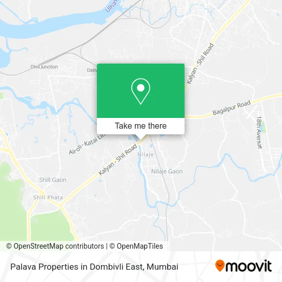 Palava Properties in Dombivli East map