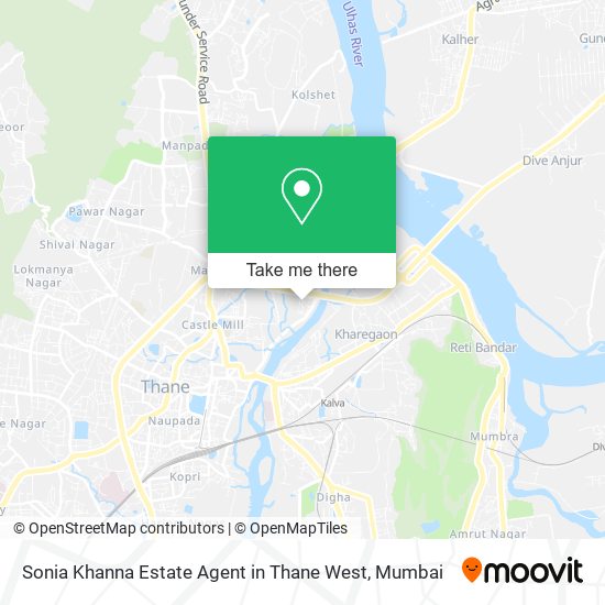 Sonia Khanna Estate Agent in Thane West map