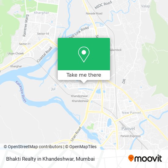Bhakti Realty in Khandeshwar map