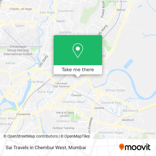 Sai Travels in Chembur West map
