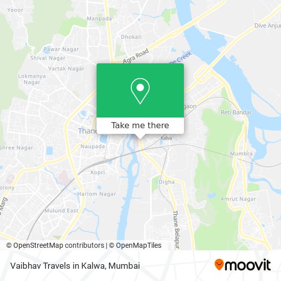 Vaibhav Travels in Kalwa map