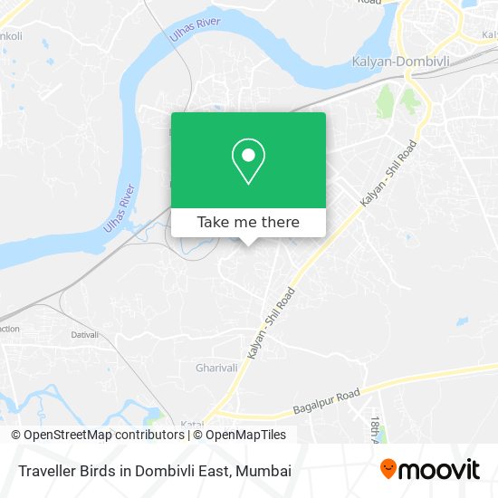 Traveller Birds in Dombivli East map