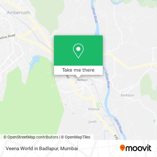 Veena World in Badlapur map