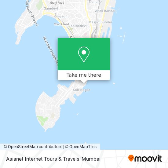 Asianet Internet Tours & Travels map