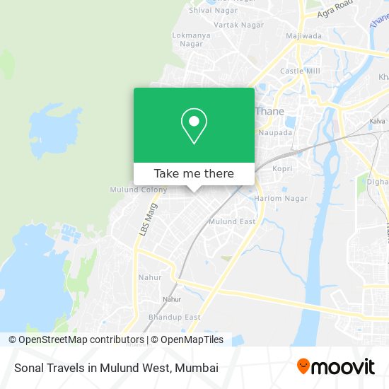 Sonal Travels in Mulund West map