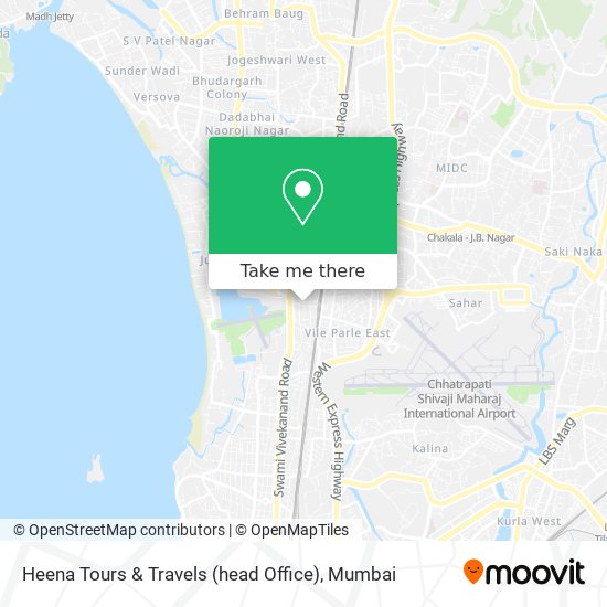 Heena Tours & Travels (head Office) map