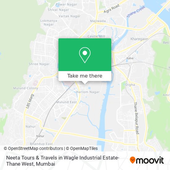 Neeta Tours & Travels in Wagle Industrial Estate-Thane West map