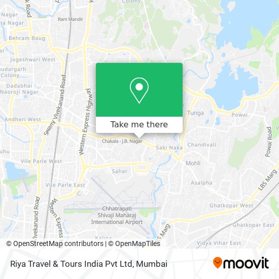 Riya Travel & Tours India Pvt Ltd map