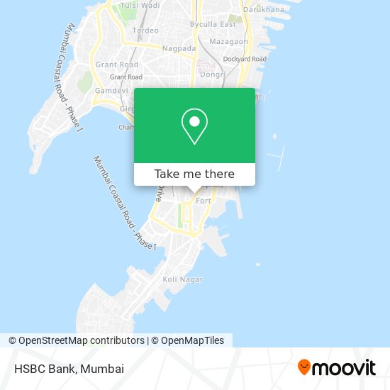 HSBC Bank map