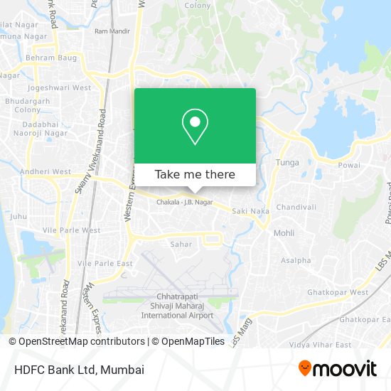 HDFC Bank Ltd map