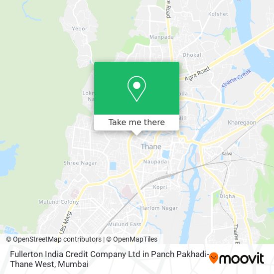 Fullerton India Credit Company Ltd in Panch Pakhadi-Thane West map