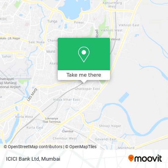 ICICI Bank Ltd map