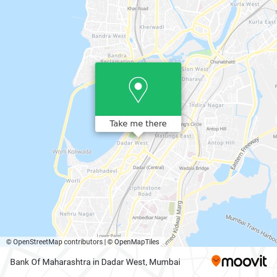 Bank Of Maharashtra in Dadar West map