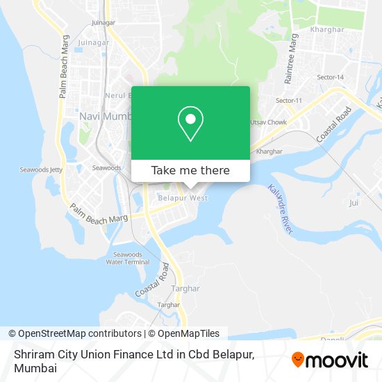 Shriram City Union Finance Ltd in Cbd Belapur map