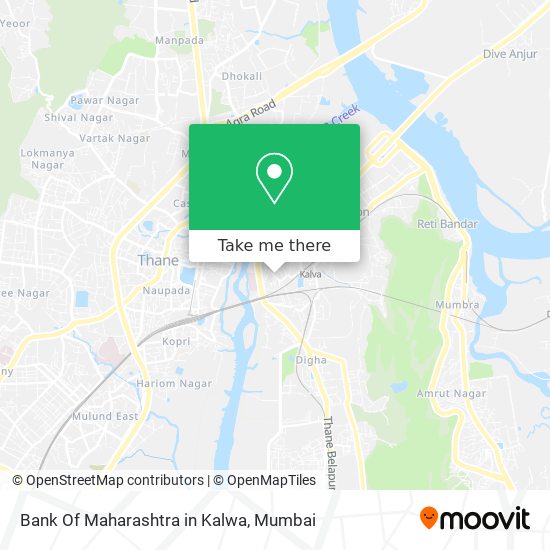 Bank Of Maharashtra in Kalwa map