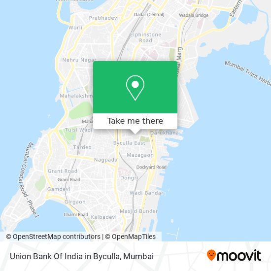 Union Bank Of India in Byculla map